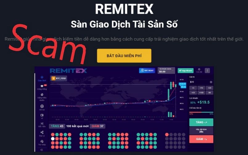 Remitex là gì? Remitex lừa đảo không? Cách kiếm tiền tại Remitex.net