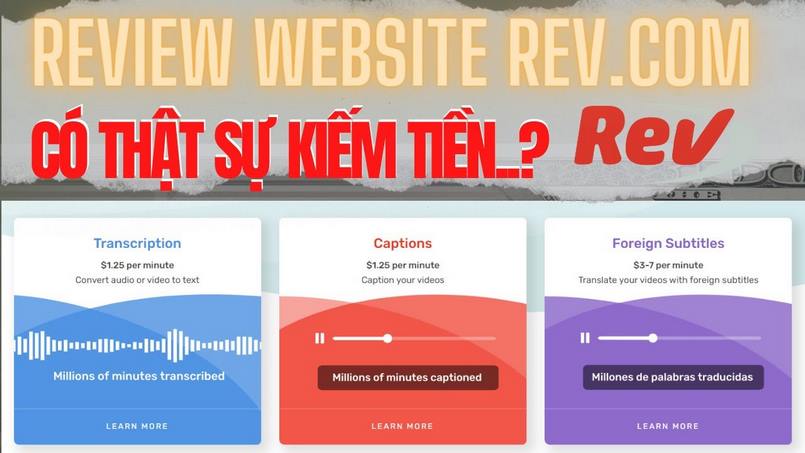 Hướng dẫn Rev.com kiếm tiền online đơn giản, dễ dàng