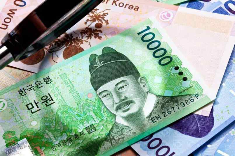 Cách bước đổi 10000 won sang tiền Việt