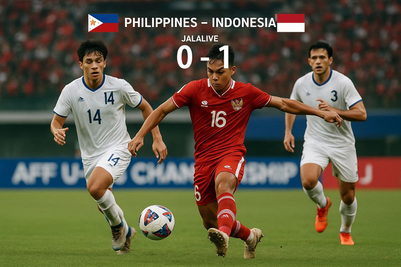 Jalalive : Kemenangan Tipis Indonesia 1-0 atas Filipina di Piala AFF U-23 – Tim Merah Putih Tembus Babak Selanjutnya